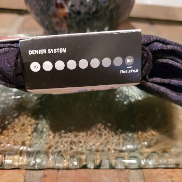 HUE Control Top Tights Graphite Heather - Picture 4 of 4